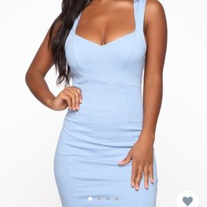 Powder blue dress